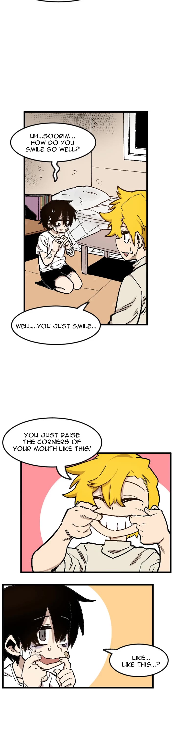 Suicide Boy Chapter 59 page 12 - Chapter 59: I Want To Smile