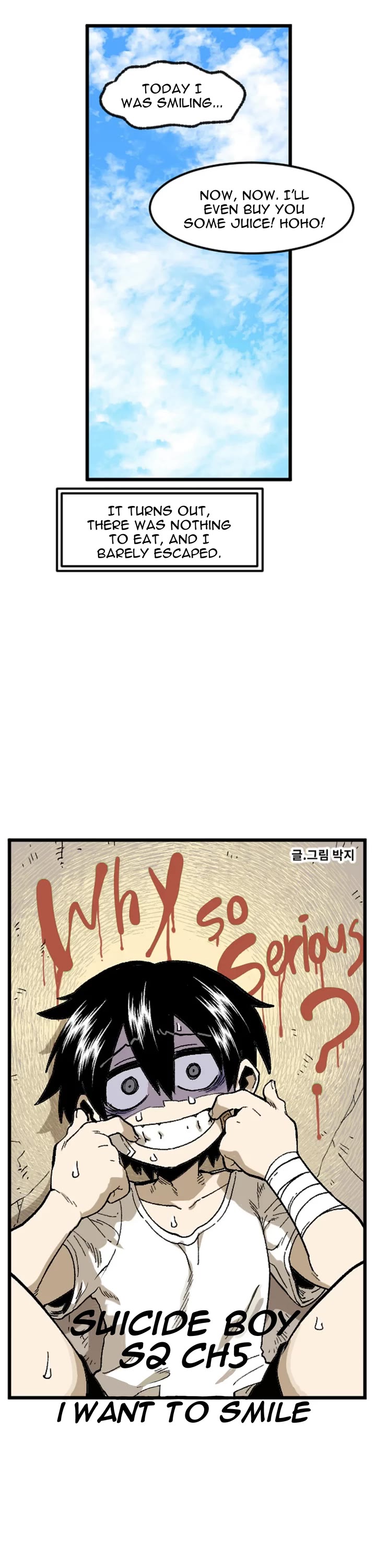 Suicide Boy Chapter 59 page 6 - Chapter 59: I Want To Smile