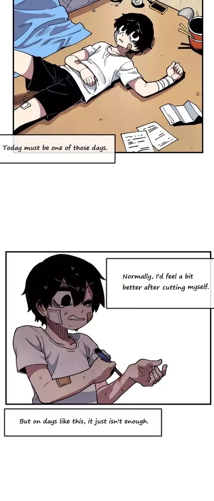 Suicide Boy Chapter 6 page 21 - Chapter 6: Model Student 2