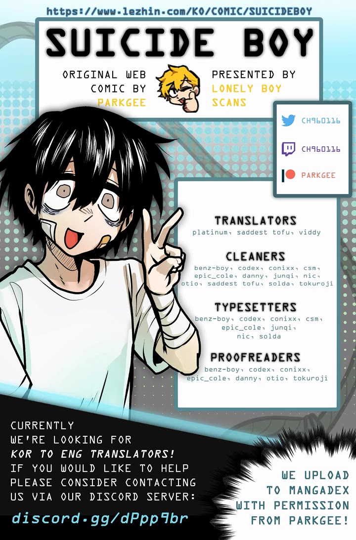 Suicide Boy Chapter 65 page 1 - Chapter 65: The Person Named Kim Jae Hoon 2