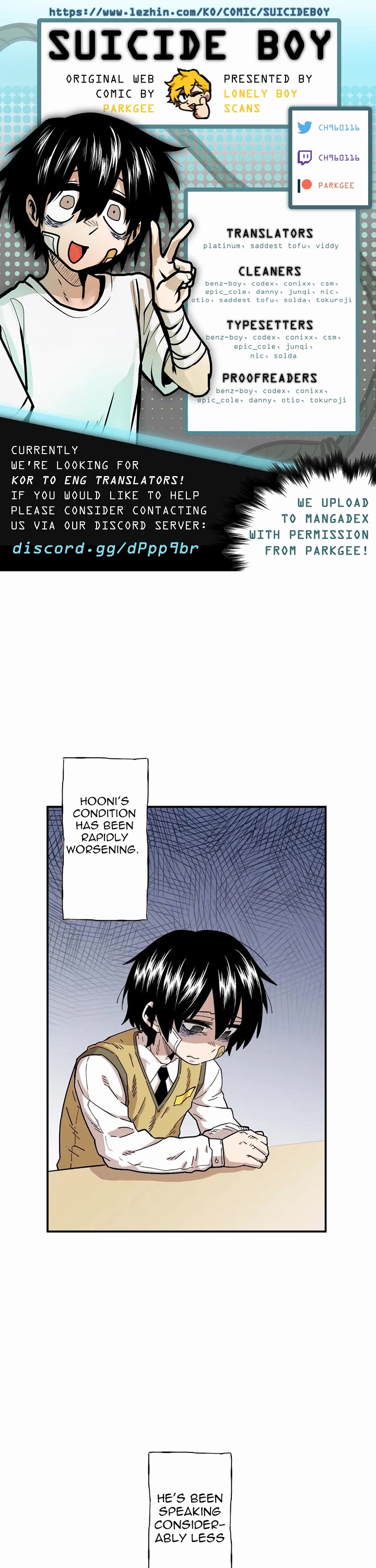 Suicide Boy Chapter 66 page 1 - Chapter 66: The Person Named Kim Jae Hoon 3