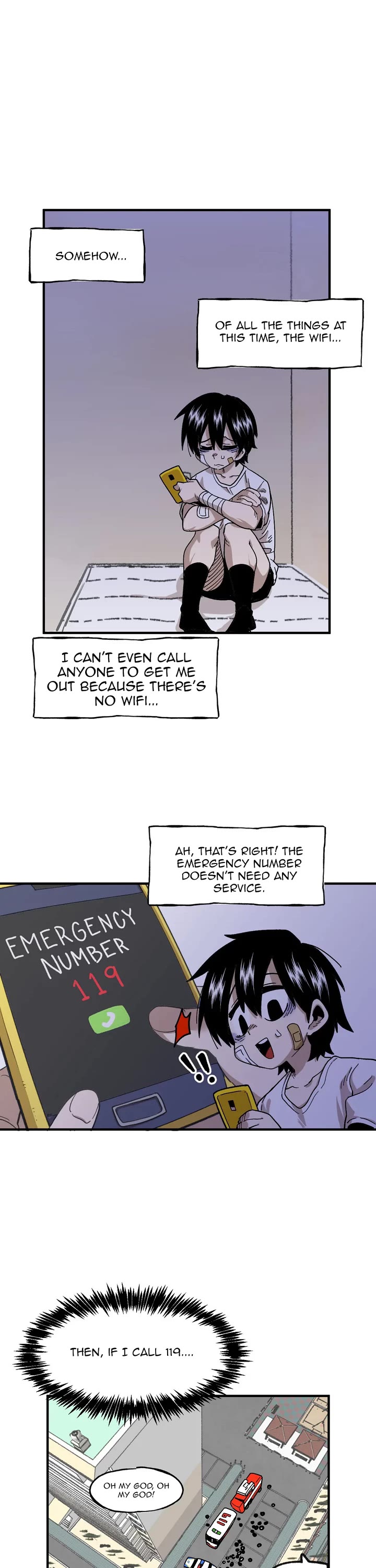 Suicide Boy Chapter 68 page 11 - Chapter 68: Hooni's Castaway Diary 1