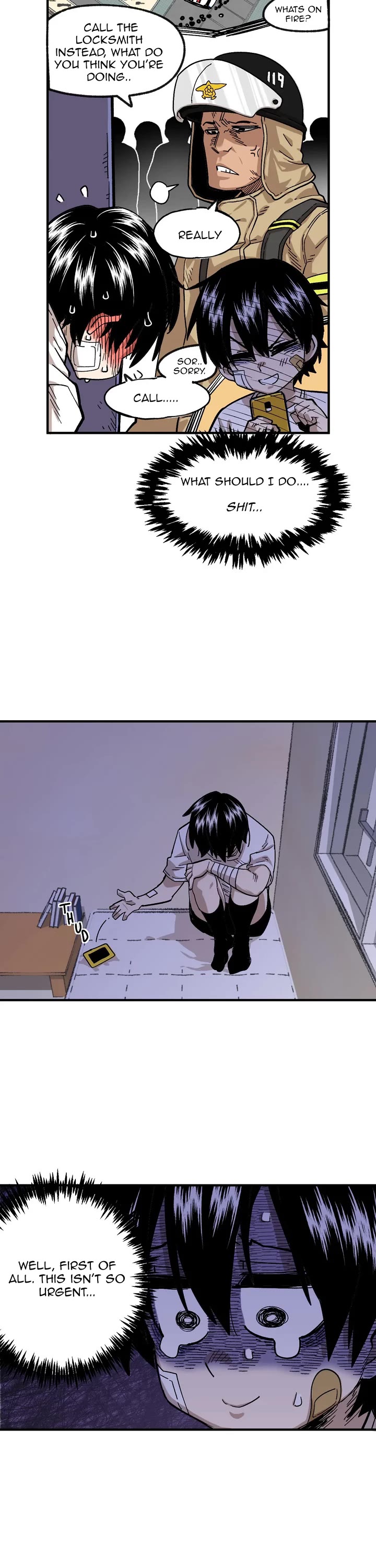 Suicide Boy Chapter 68 page 12 - Chapter 68: Hooni's Castaway Diary 1