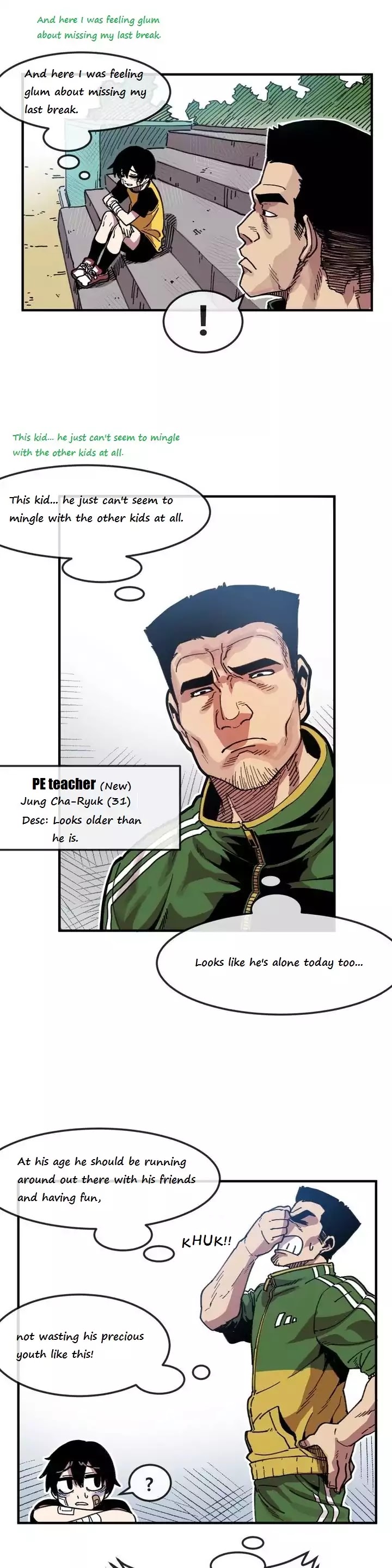 Suicide Boy Chapter 7 page 16 - Chapter 7: Hysical Education