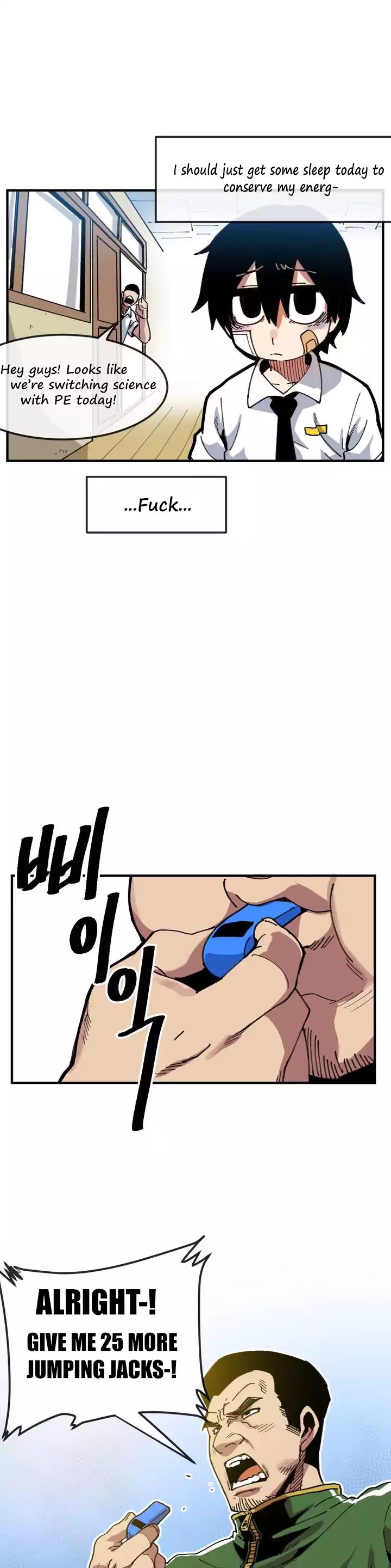 Suicide Boy Chapter 7 page 9 - Chapter 7: Hysical Education