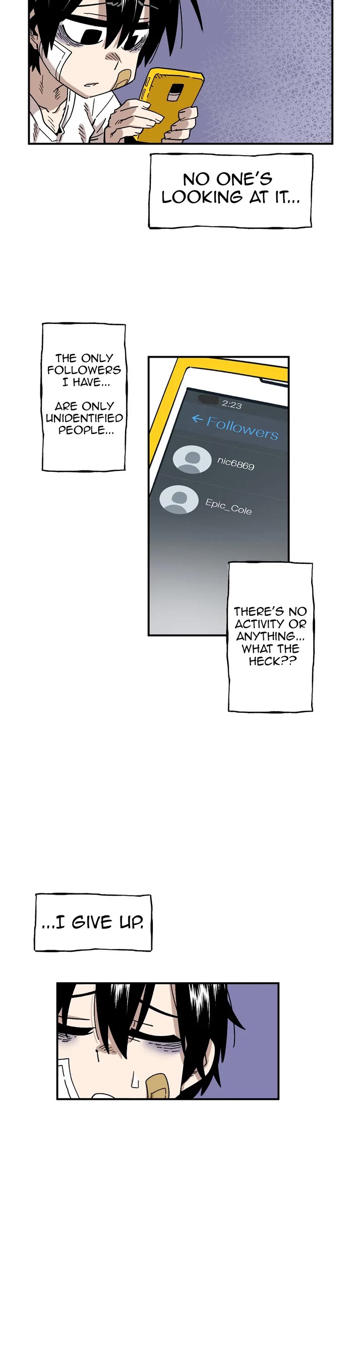 Suicide Boy Chapter 71 page 10 - Chapter 71: I Want To Use Social Media 1