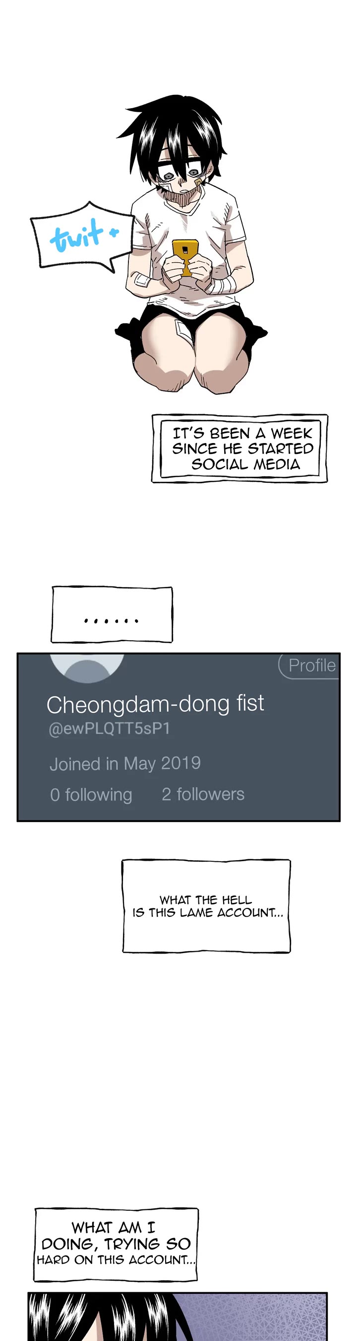 Suicide Boy Chapter 71 page 9 - Chapter 71: I Want To Use Social Media 1