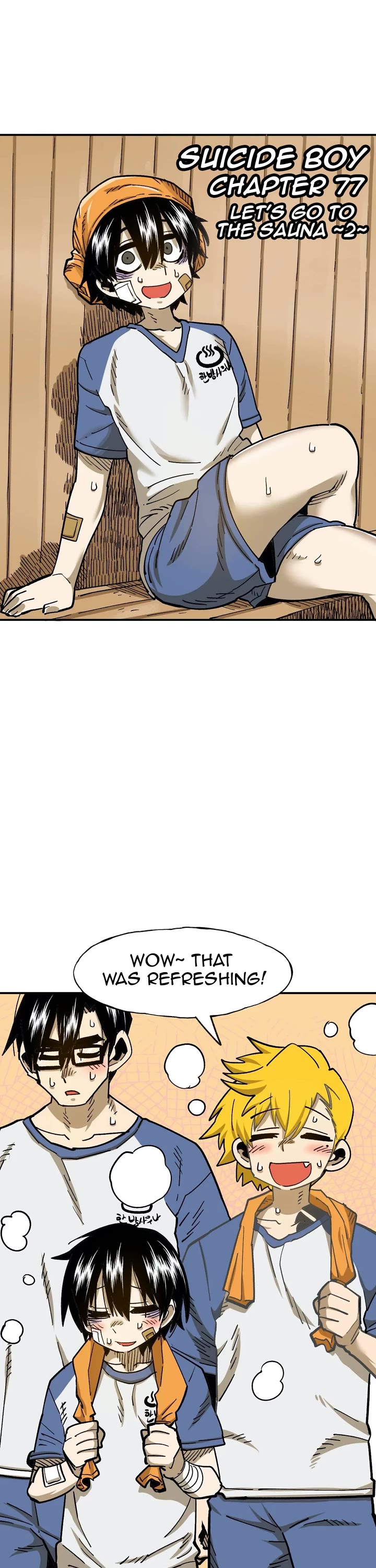 Suicide Boy Chapter 77 page 6 - Chapter 77: Let's Go To The Sauna 2