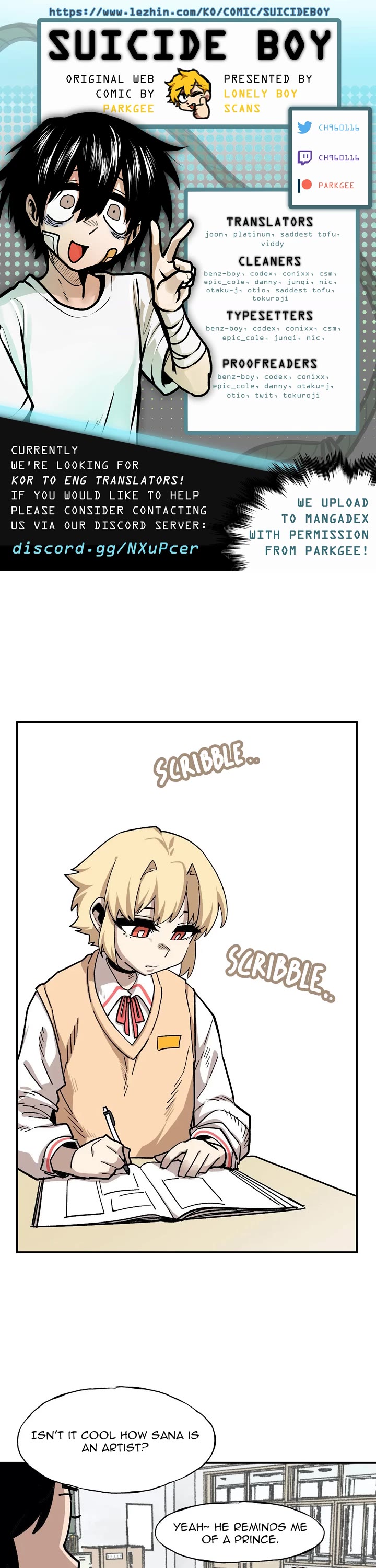 Suicide Boy Chapter 78 page 1 - Chapter 78: Serialization, Start! 1