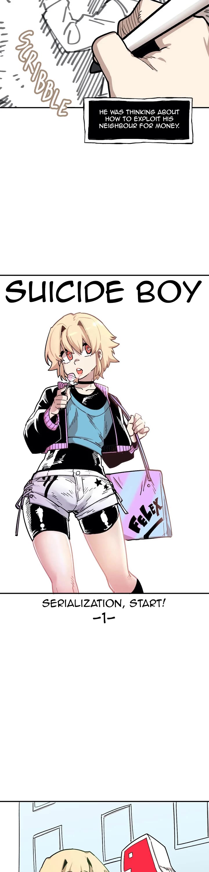 Suicide Boy Chapter 78 page 3 - Chapter 78: Serialization, Start! 1
