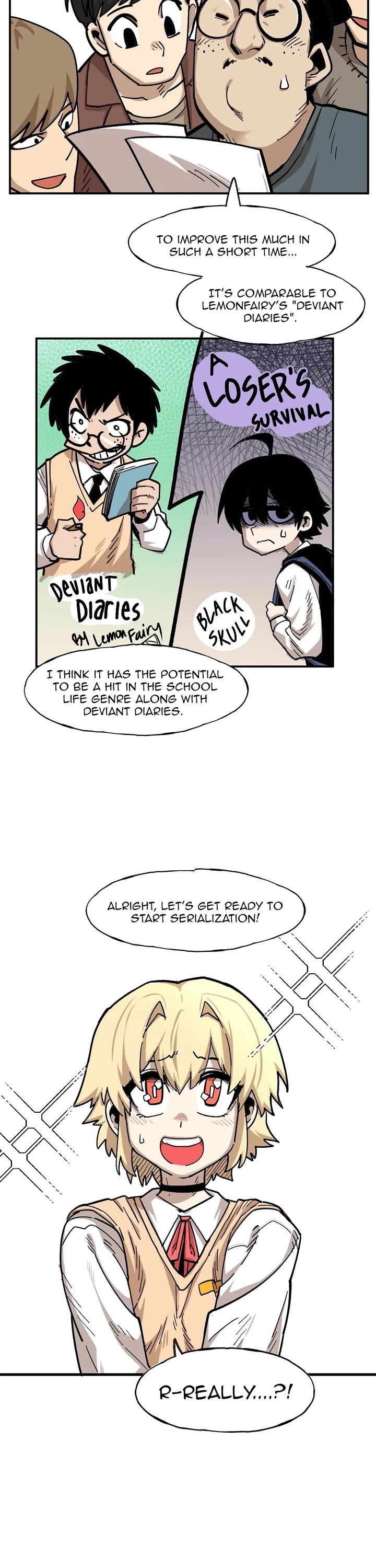 Suicide Boy Chapter 78 page 7 - Chapter 78: Serialization, Start! 1