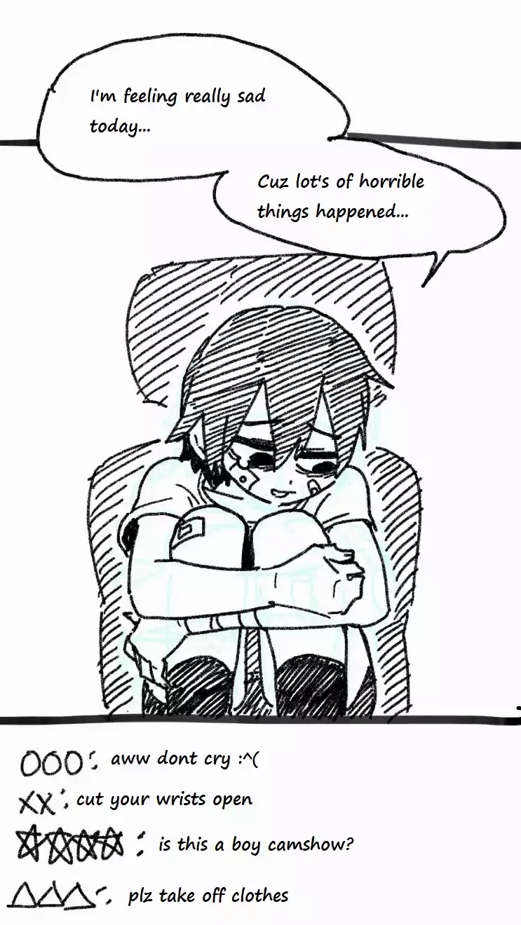Suicide Boy Chapter 8.5 page 3 - Bonus Chapter: Internet Fame
