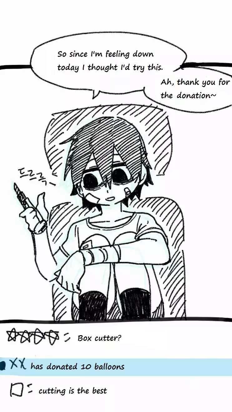 Suicide Boy Chapter 8.5 page 4 - Bonus Chapter: Internet Fame