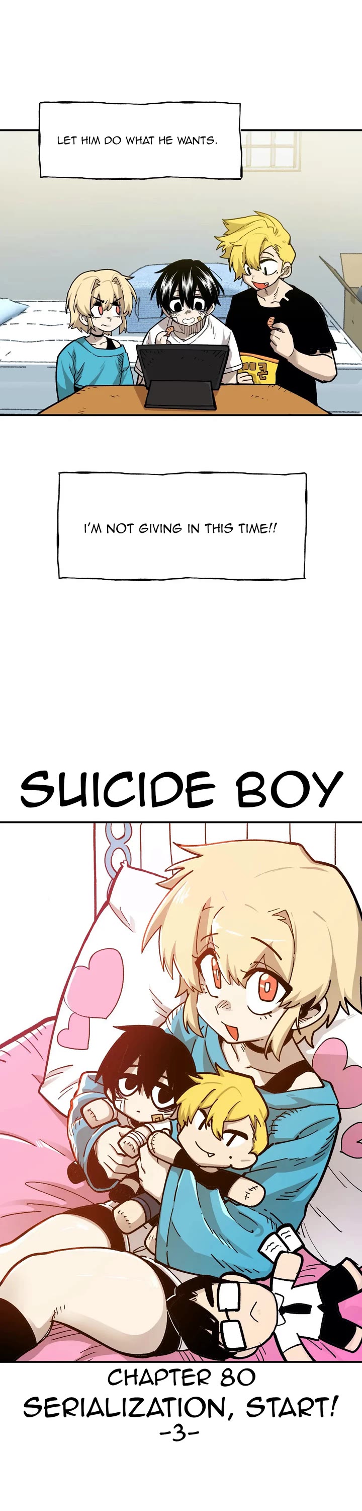 Suicide Boy Chapter 80 page 7 - Chapter 80: Serialization, Start! 3