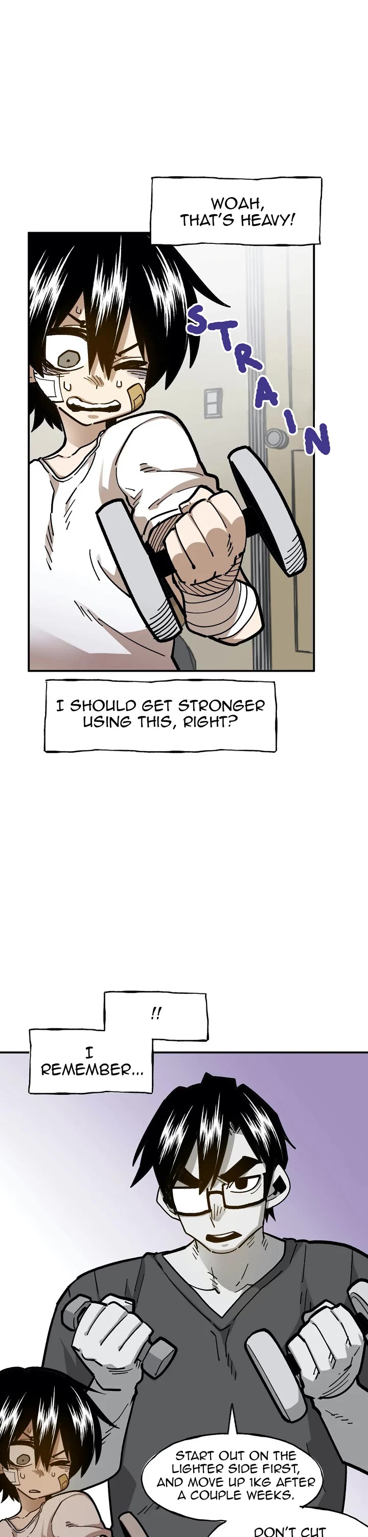 Suicide Boy Chapter 84 page 11 - Chapter 84: Let's Work Out 2