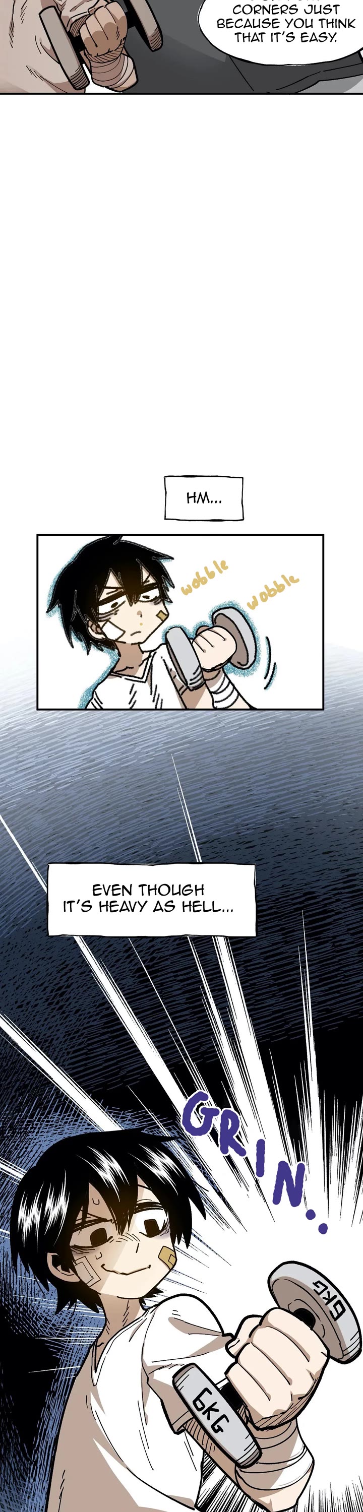 Suicide Boy Chapter 84 page 12 - Chapter 84: Let's Work Out 2