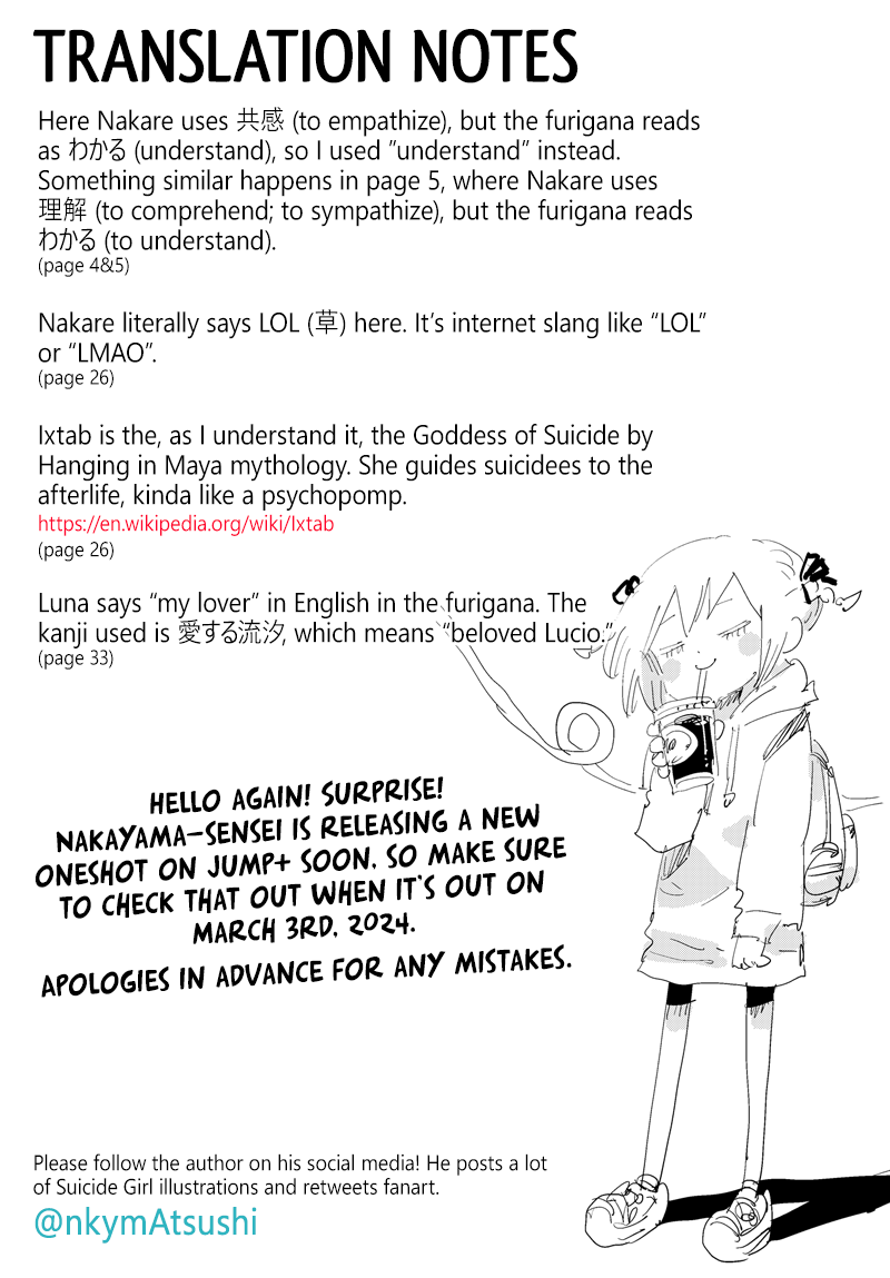 Suicide Girl Chapter 32 page 34 - Chapter 32: Mother's Love and a Happy Kiss