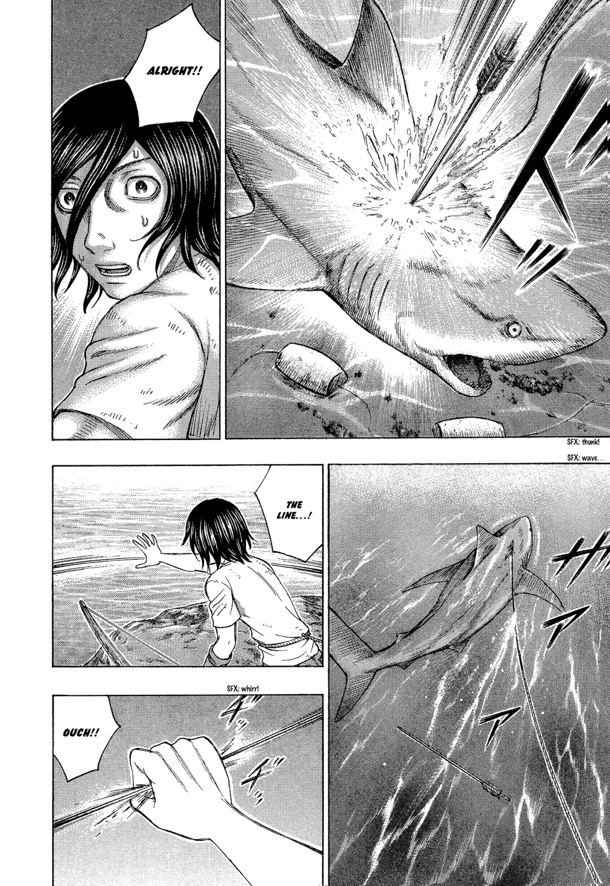 Suicide Island Chapter 124 page 12 - Chapter 124: Shark Hunt