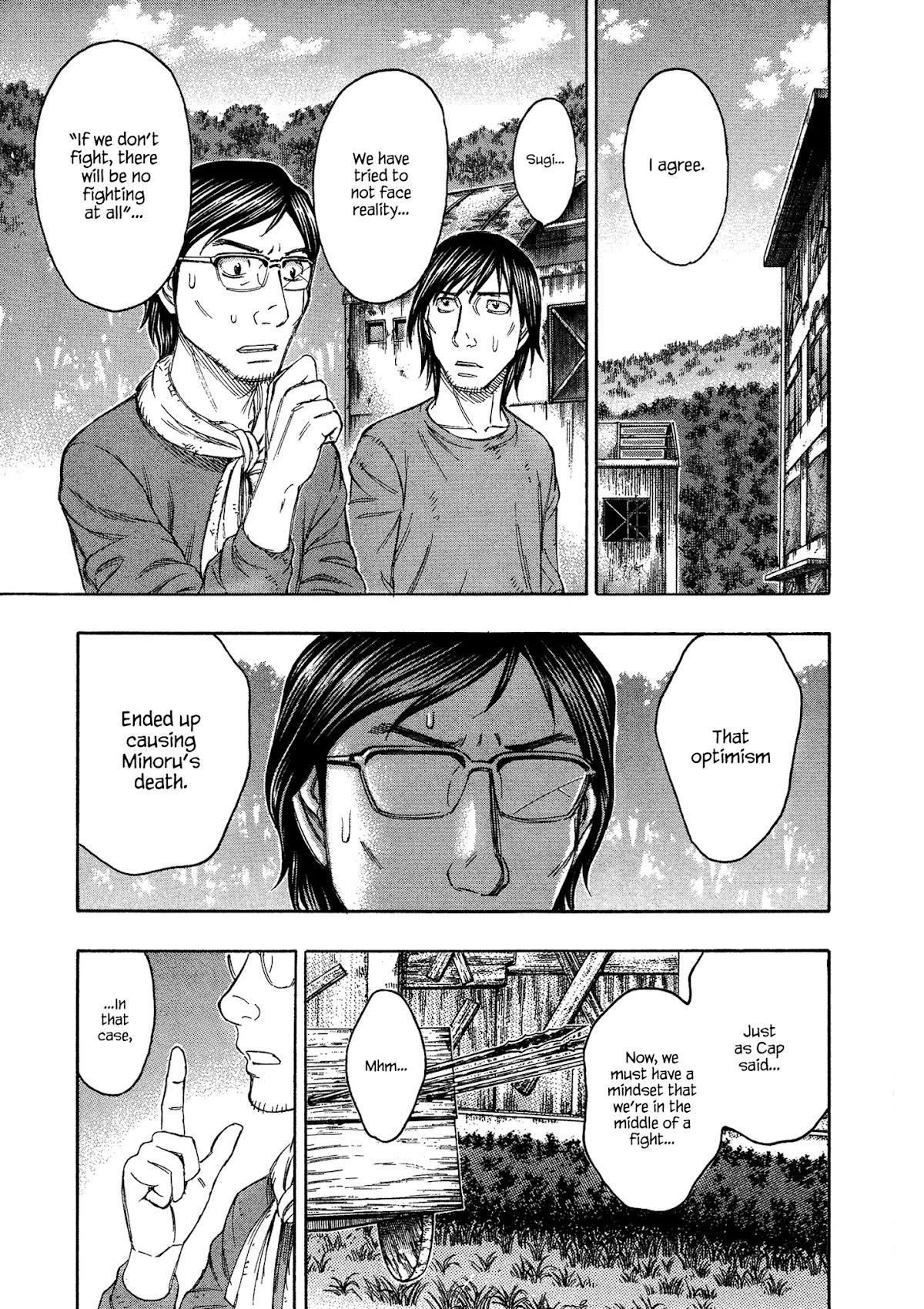 Suicide Island Chapter 128 page 17 - Chapter 128: Cap's Determination