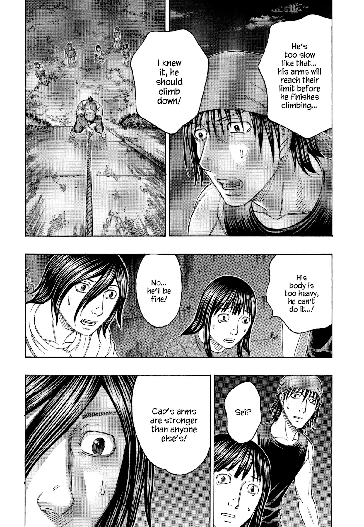 Suicide Island Chapter 142 page 10 - Chapter 142: Death-defying Wall Ascent