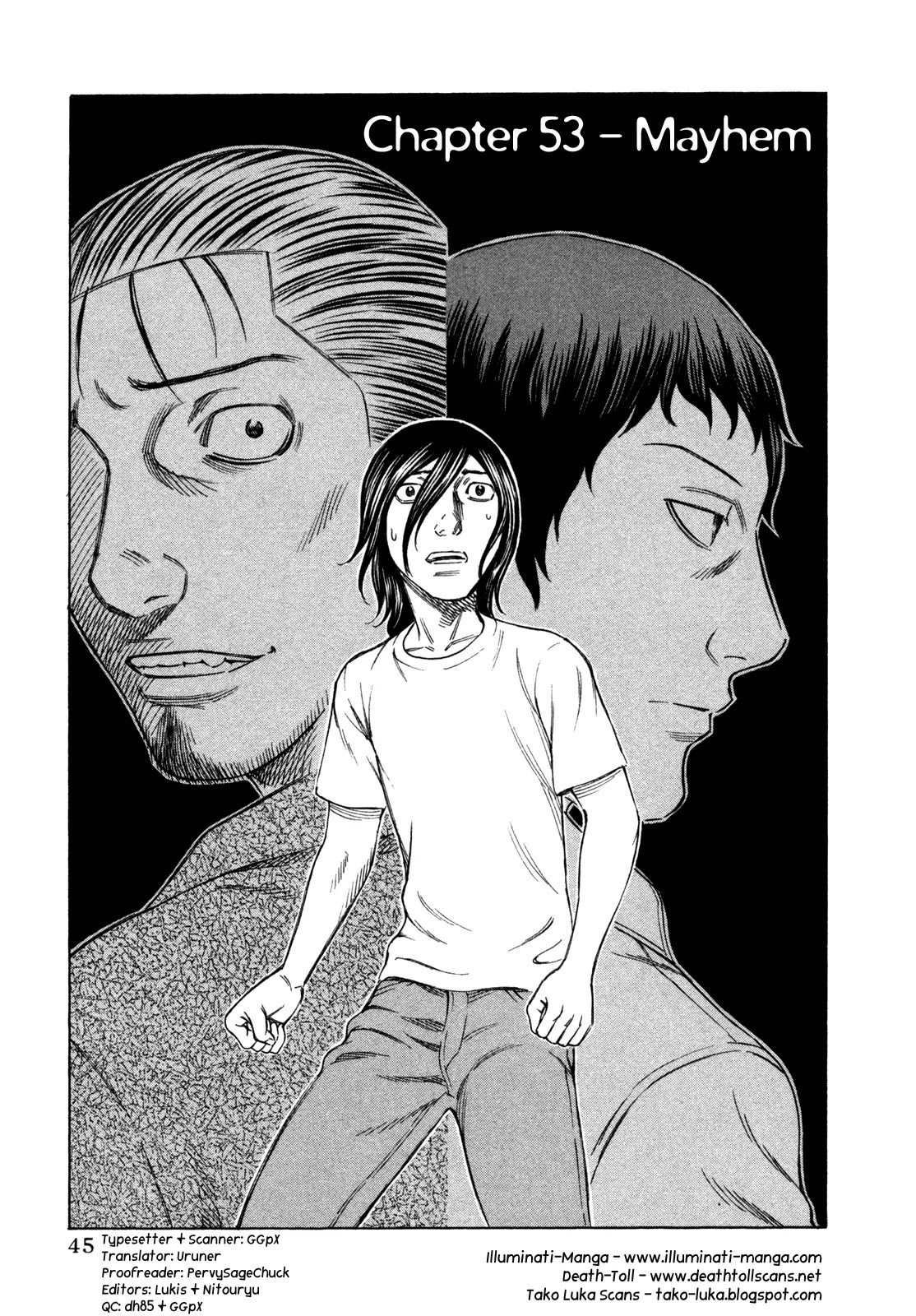 Suicide Island Chapter 53 page 1 - Chapter 53: Mayhem