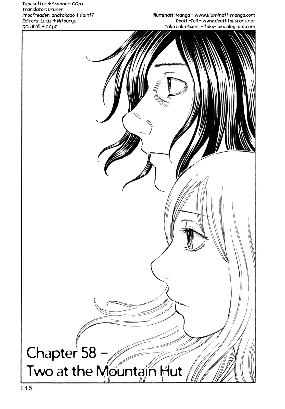 Suicide Island Chapter 58 page 1 - Chapter 58: Two at the Mountain Hut