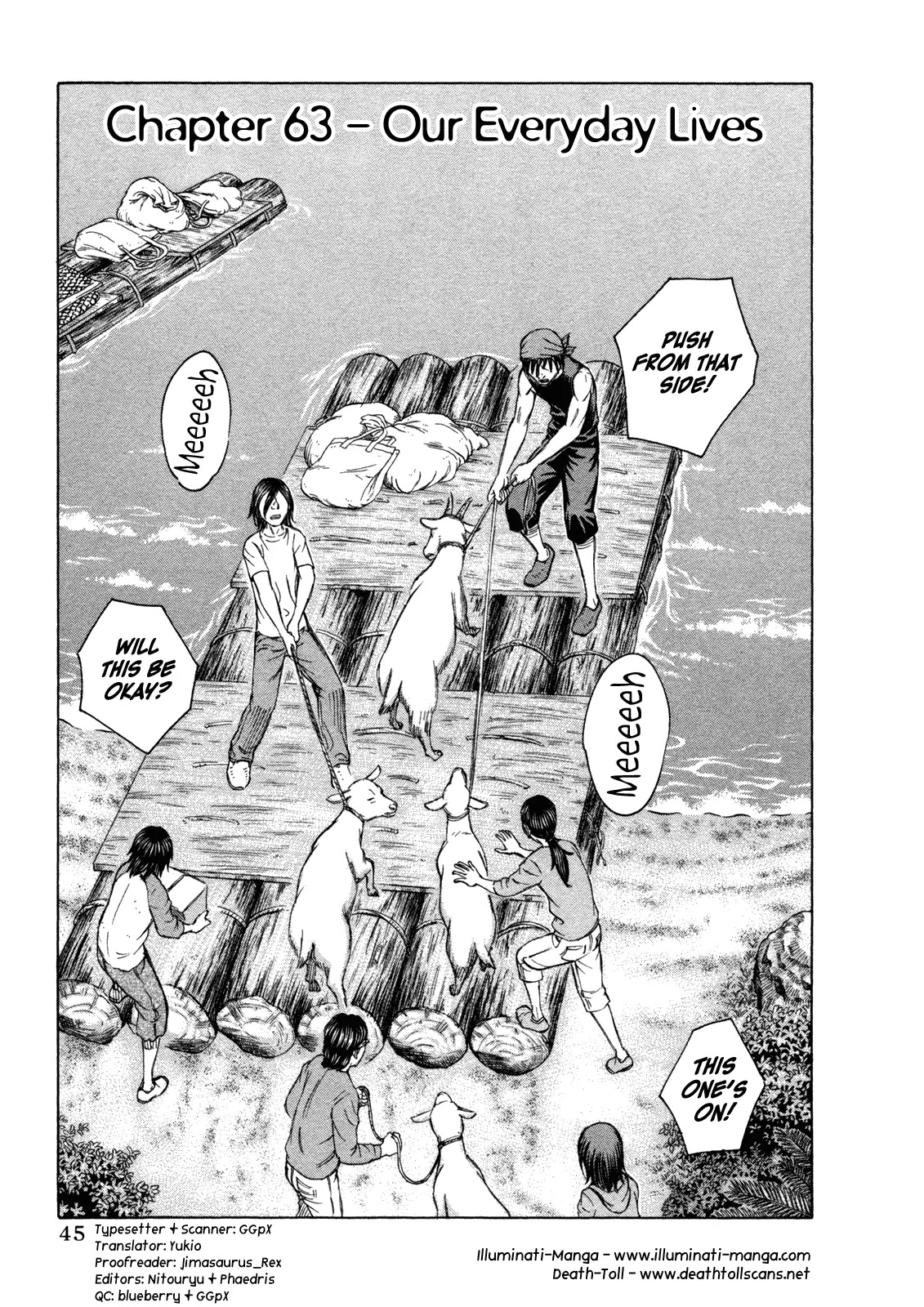 Suicide Island Chapter 63 page 1 - Chapter 63: Our Everyday Lives