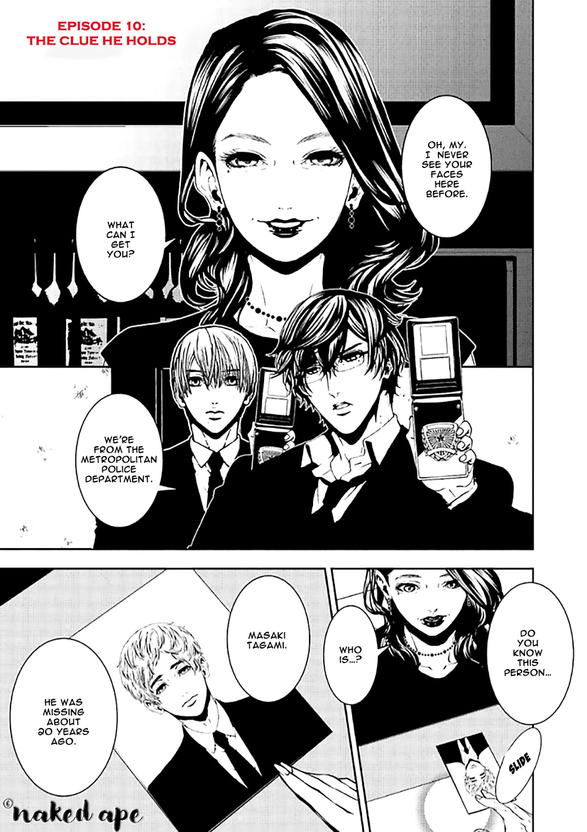 Suicide Line Chapter 10 page 1 - Chapter 10: EPISODE 10: THE CLUE HE HOLDS