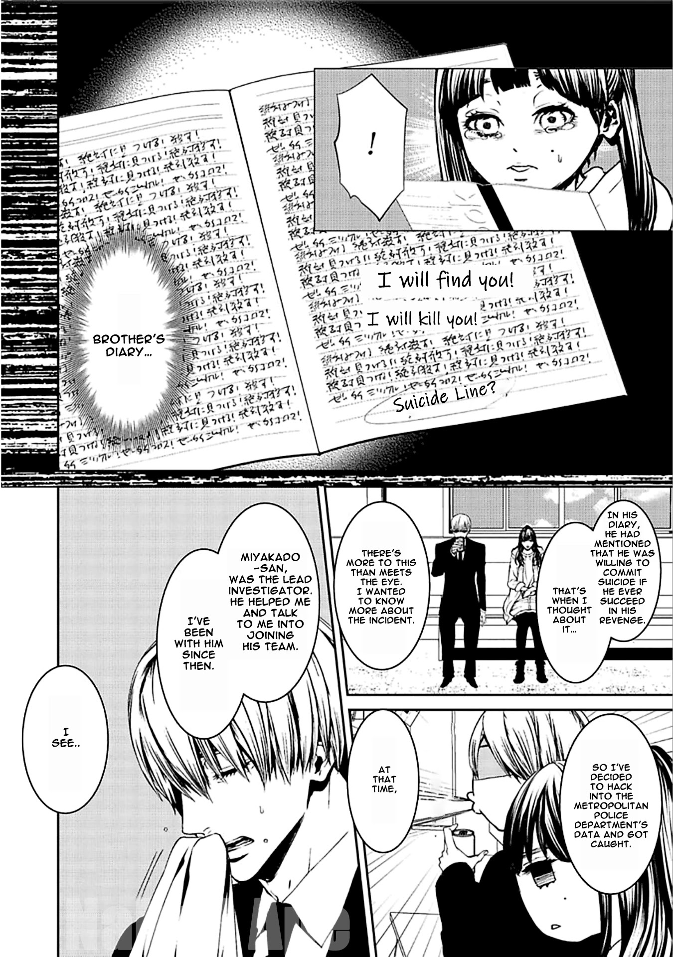 Suicide Line Chapter 14 page 18 - Chapter 14: Overlapping thought