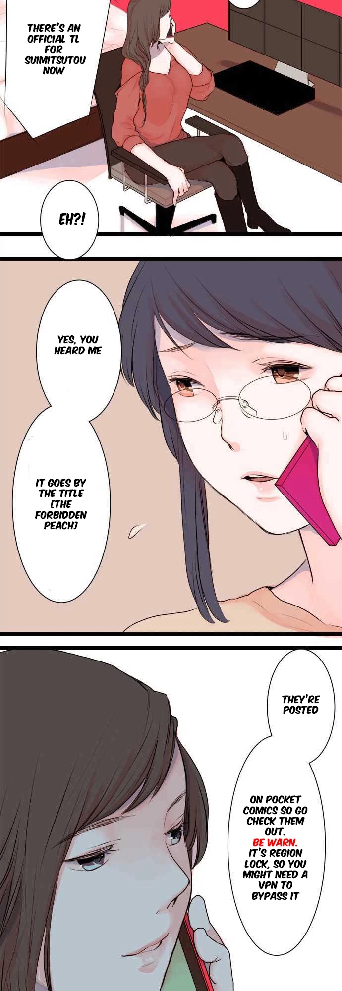 Suimitsutou Ha  Shoujo Ni Kajirareru Chapter 45.5 page 2 - Chapter 45.5