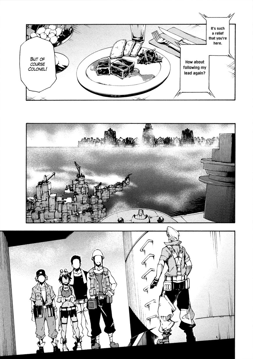 Suisei no Gargantia Chapter 11 page 16 - Chapter 11 : Ambition Island