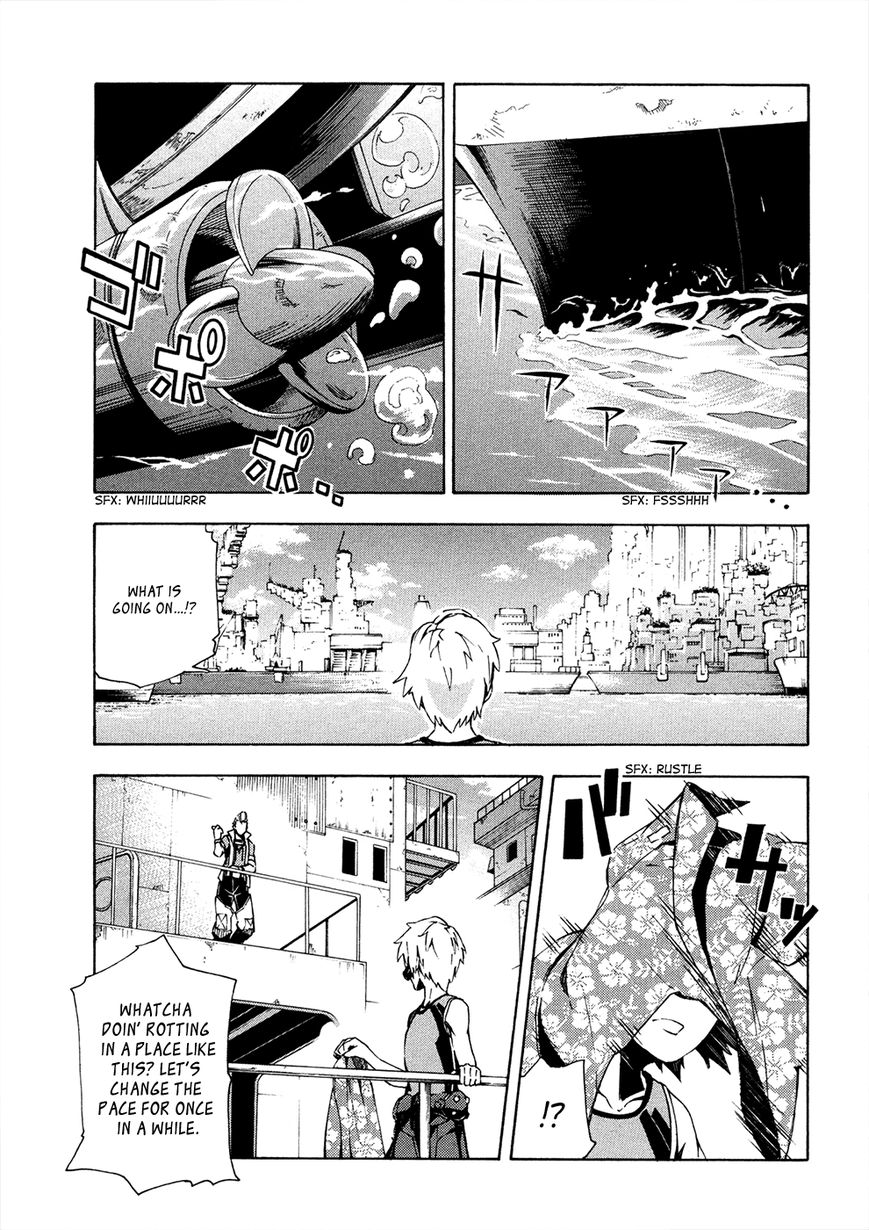 Suisei no Gargantia Chapter 6 page 14 - Chapter 6 : A Calm Day
