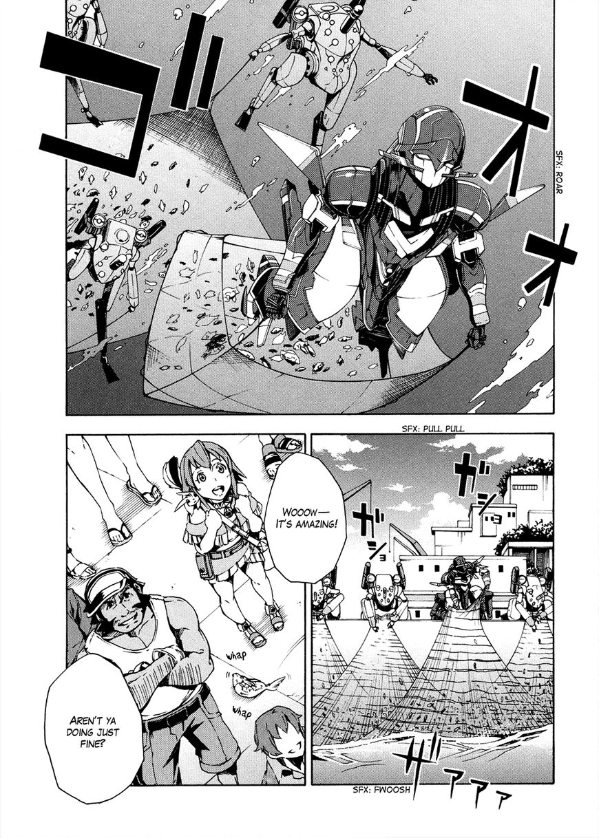 Suisei no Gargantia Chapter 7 page 4 - Chapter 7 : Carnival