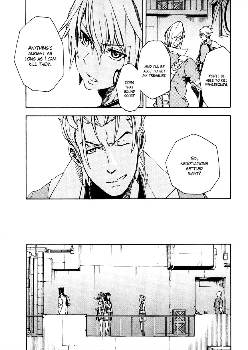 Suisei no Gargantia Chapter 8 page 20 - Chapter 8 : A soldier's left