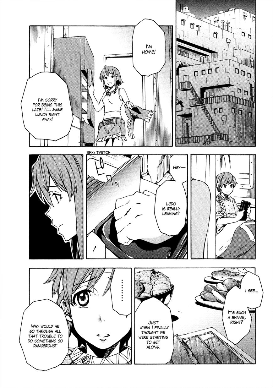 Suisei no Gargantia Chapter 8 page 24 - Chapter 8 : A soldier's left