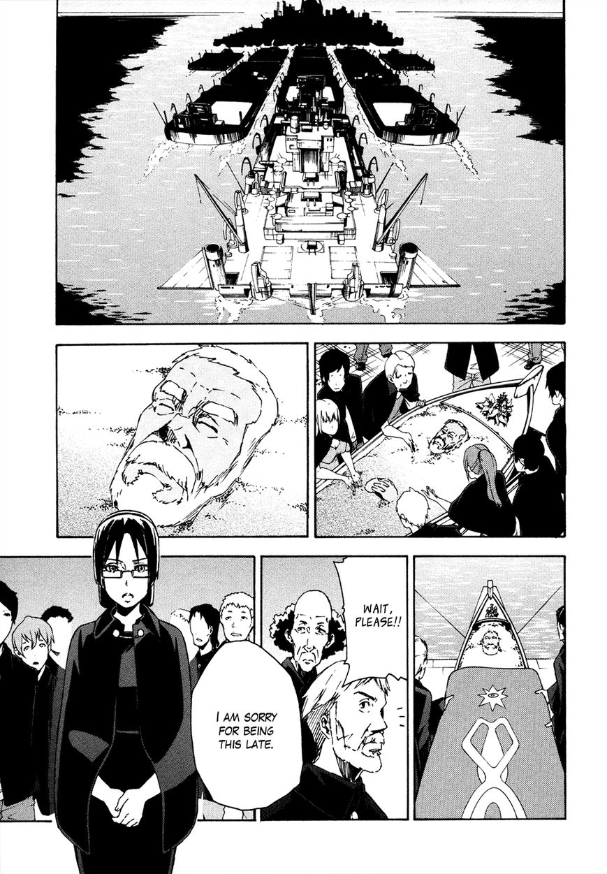 Suisei no Gargantia Chapter 8 page 32 - Chapter 8 : A soldier's left