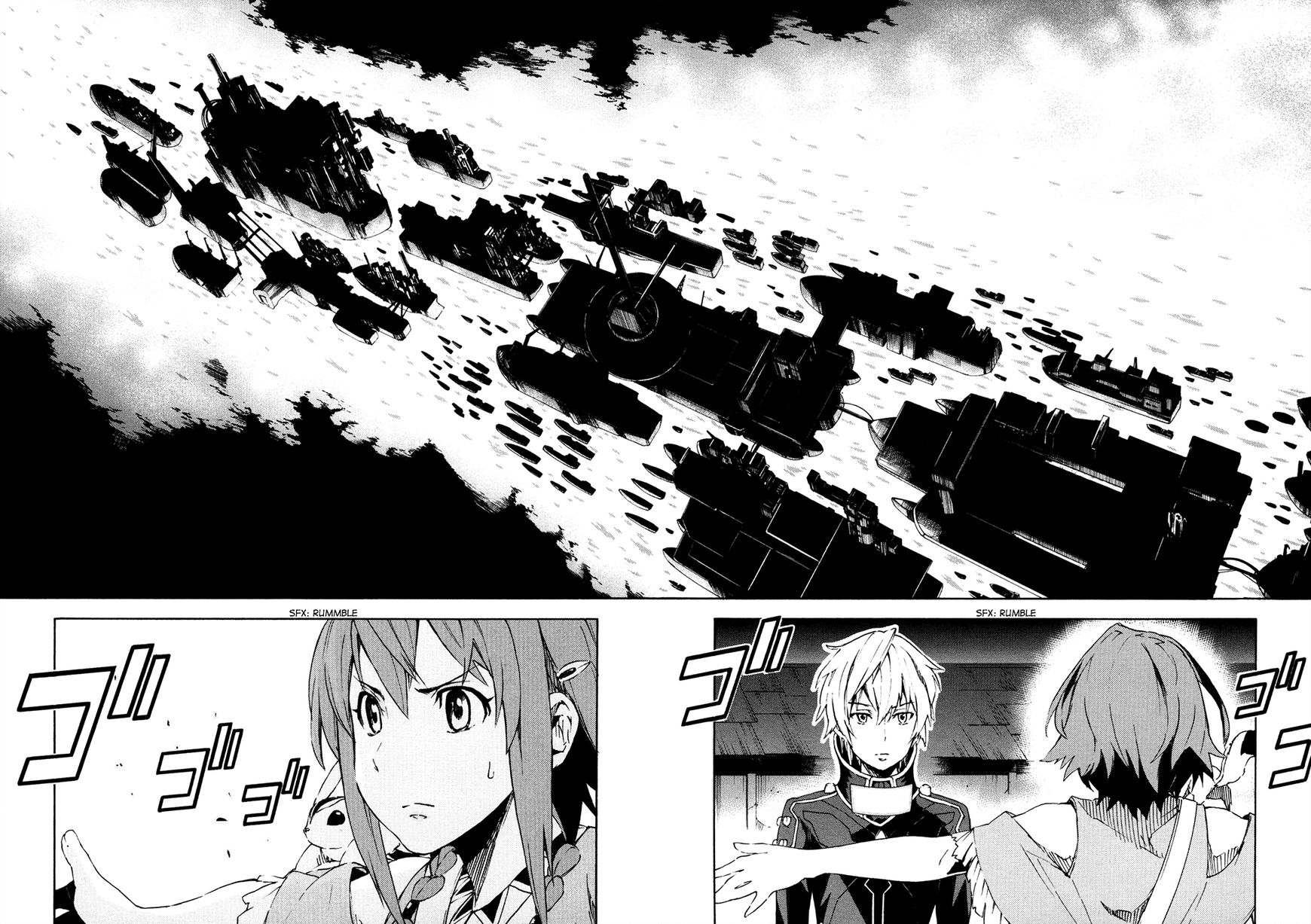 Suisei no Gargantia Chapter 8 page 4 - Chapter 8 : A soldier's left