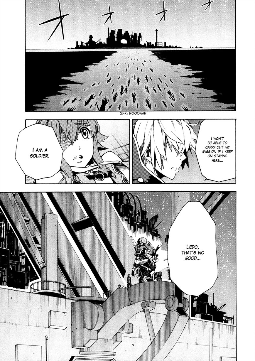 Suisei no Gargantia Chapter 8 page 8 - Chapter 8 : A soldier's left
