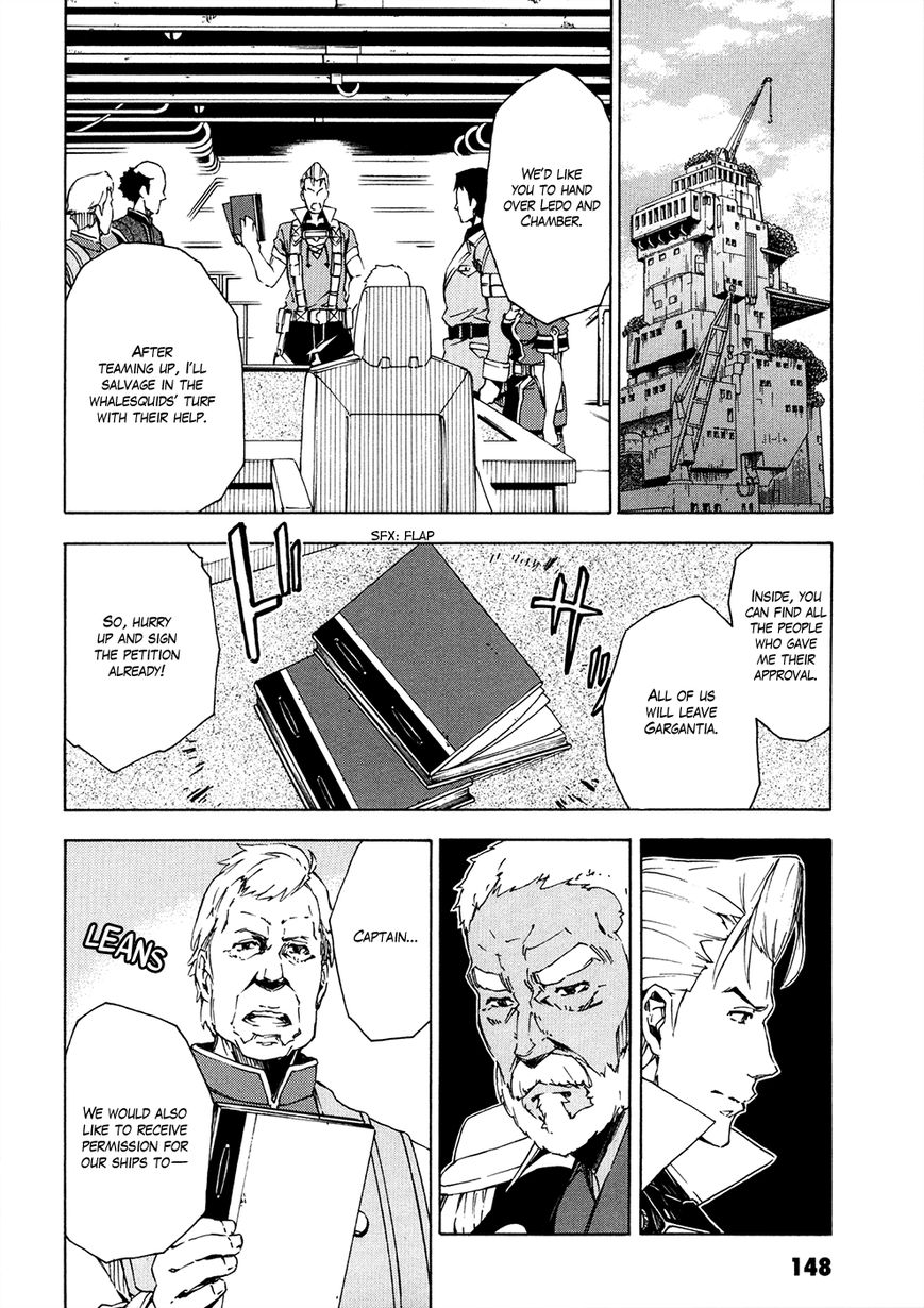 Suisei no Gargantia Chapter 8 page 9 - Chapter 8 : A soldier's left