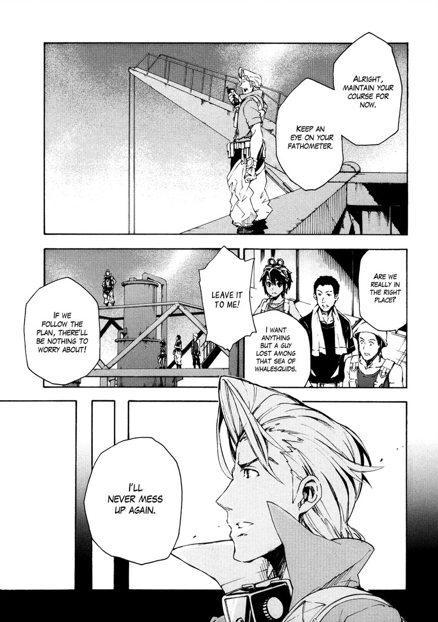Suisei no Gargantia Chapter 9 page 13 - Chapter 9 : Parting