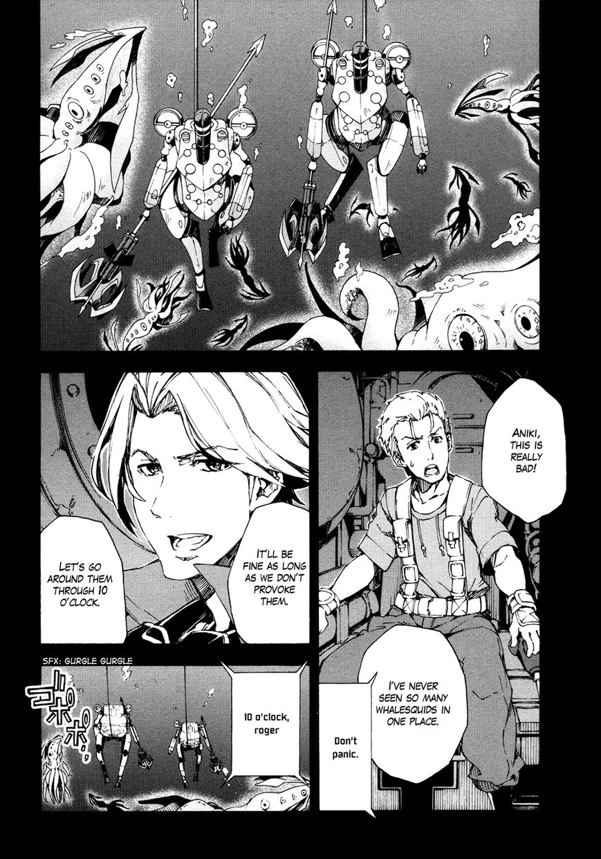 Suisei no Gargantia Chapter 9 page 14 - Chapter 9 : Parting
