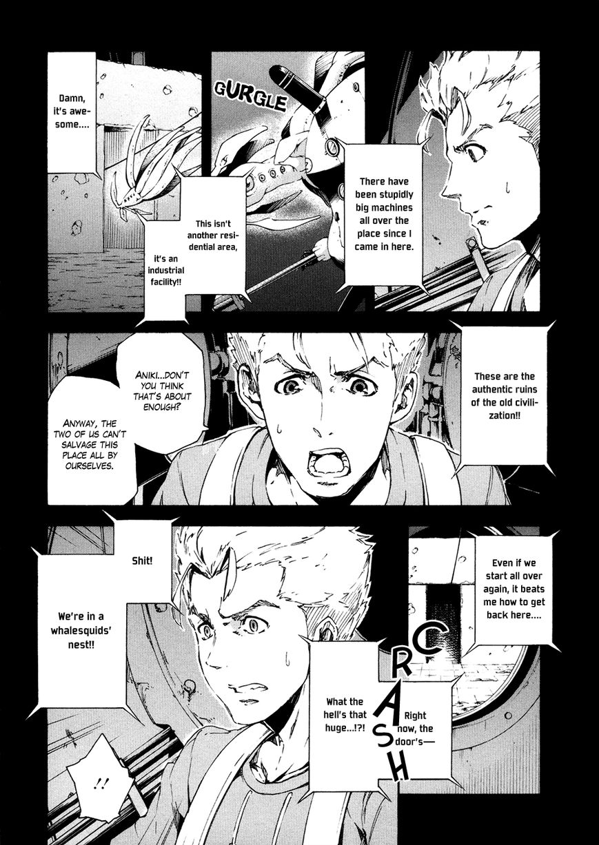 Suisei no Gargantia Chapter 9 page 16 - Chapter 9 : Parting