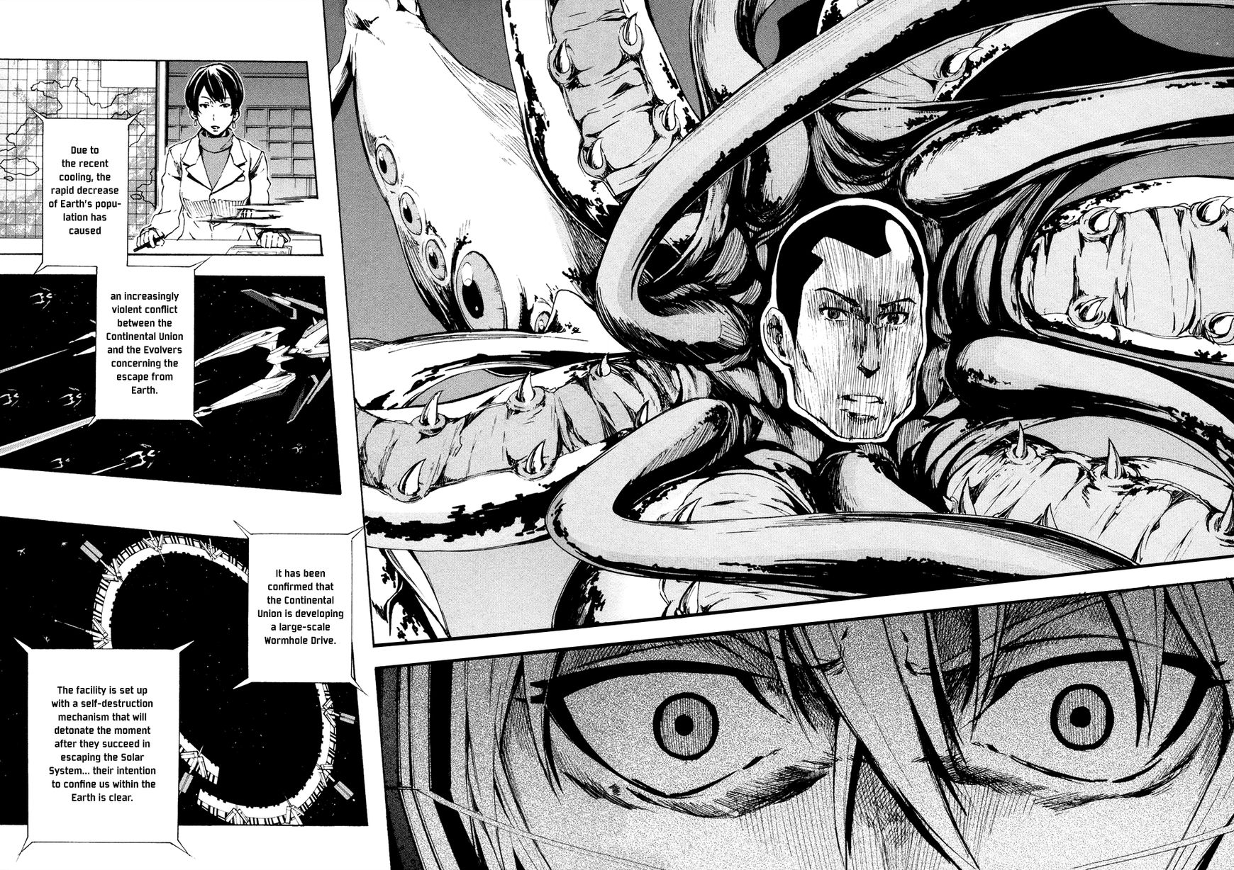 Suisei no Gargantia Chapter 9 page 38 - Chapter 9 : Parting