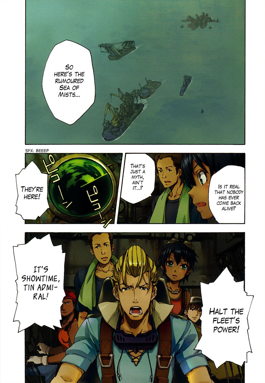 Suisei no Gargantia Chapter 9 page 4 - Chapter 9 : Parting