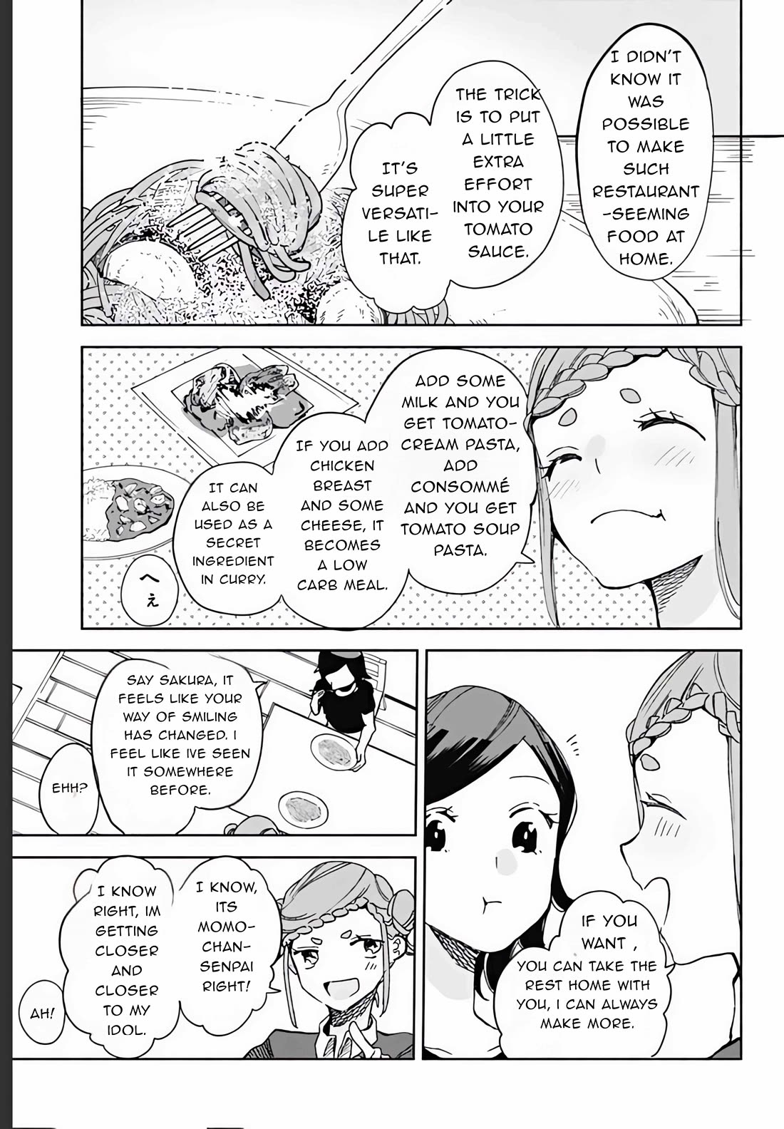 Suito-to! Chapter 15.4 page 9 - Chapter 15.4: Sakura's meal