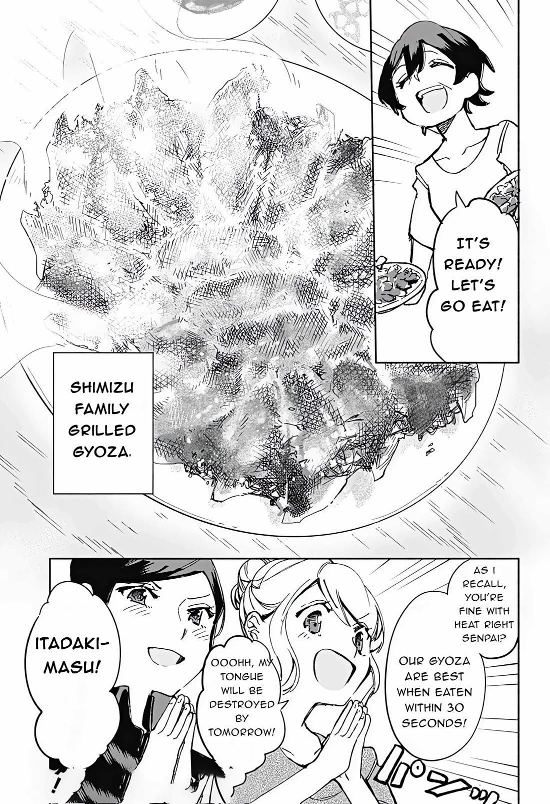 Suito-to! Chapter 18 page 13 - Chapter 18: Shimizu family's gyoza