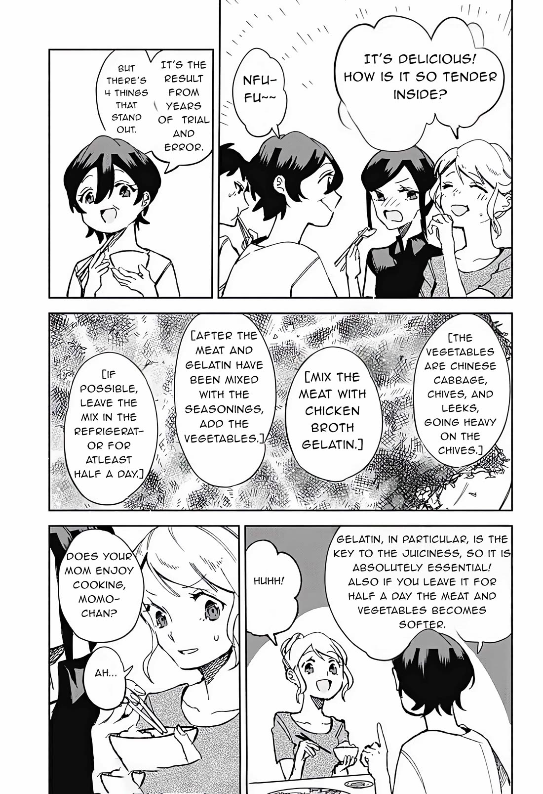Suito-to! Chapter 18 page 15 - Chapter 18: Shimizu family's gyoza
