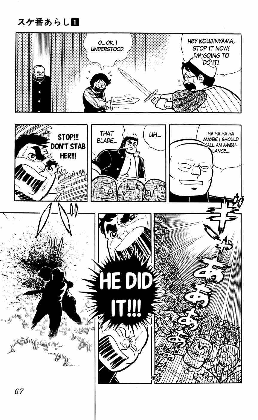 Sukeban Arashi Chapter 4 page 15 - Chapter 4: Blood Painted Stage