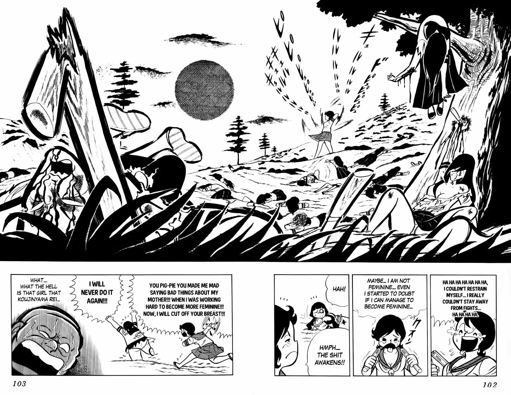 Sukeban Arashi Chapter 6 page 17 - Chapter 6: Like a Woman!