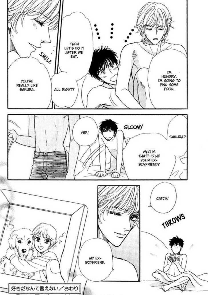 Suki da Nante Ienai Chapter 1 page 36 - Chapter 1 : It is not possible to say, I love you